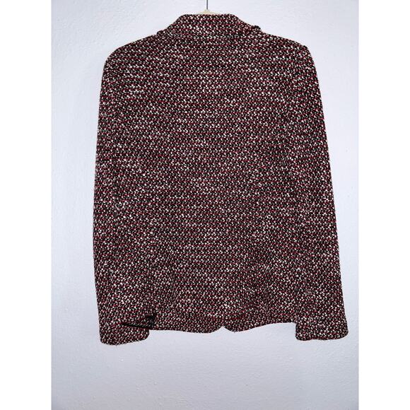 St. John Preppy Academia Old Money Up Town Tweed Three Button Closure Blazer - Picture 6 of 8